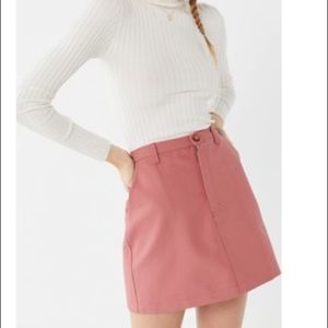 NWOT Urban Outfitters Pink Canvas Skirt